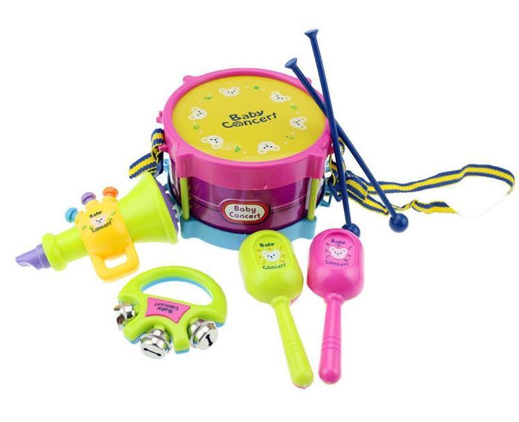 Baby Concert - Kit com 5 Instrumentos Musicais Infantis - PROMOÇÃO DIA DAS CRIANÇAS!