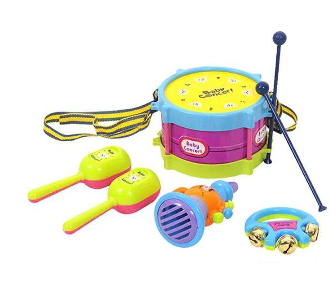 Baby Concert - Kit com 5 Instrumentos Musicais Infantis - PROMOÇÃO DIA DAS CRIANÇAS!