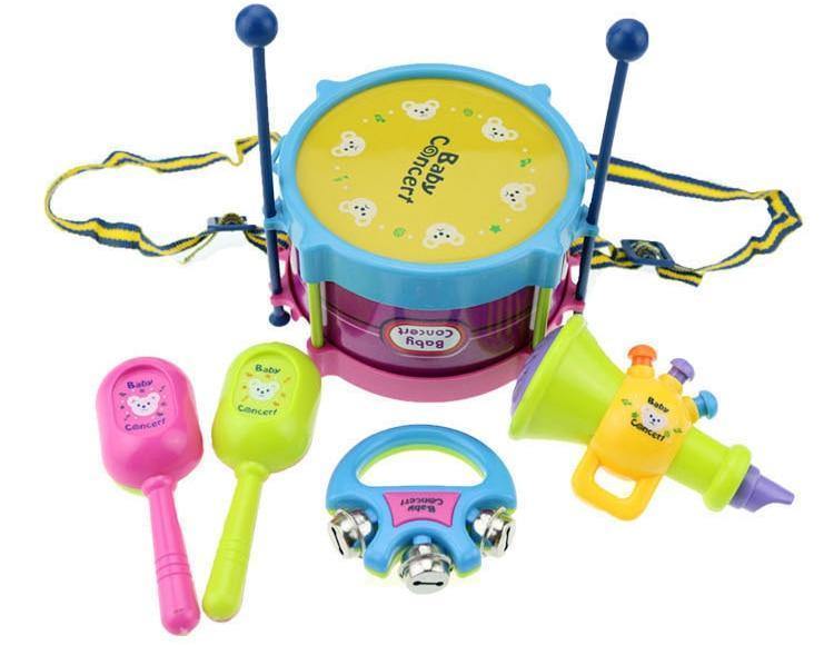 Baby Concert - Kit com 5 Instrumentos Musicais Infantis - PROMOÇÃO DIA DAS CRIANÇAS!